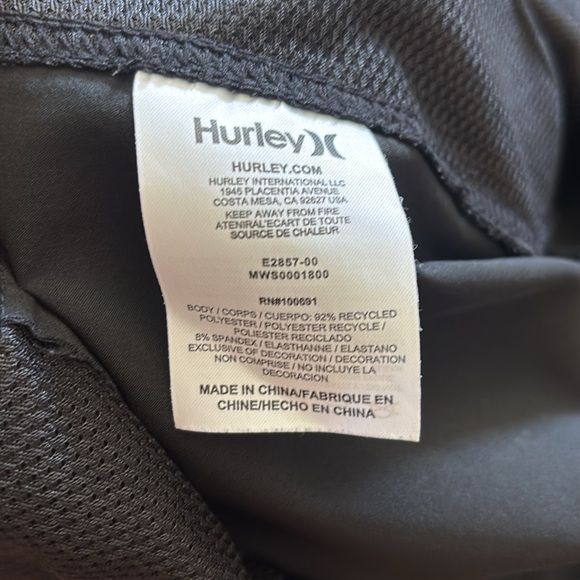 NEW! Hurley Phantom Black Shorts- Size 30 - Picture 5 of 5